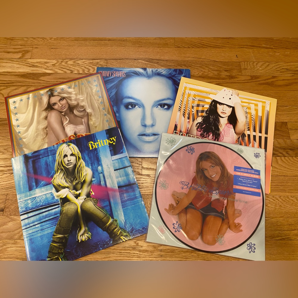 5 Britney Spears Rare Urban Outfitters vinyls